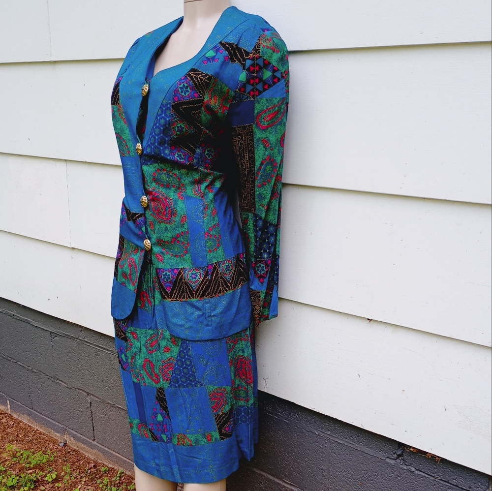 Vintage Petite Skirt Suit